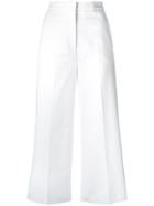Rochas Cropped Trousers - White