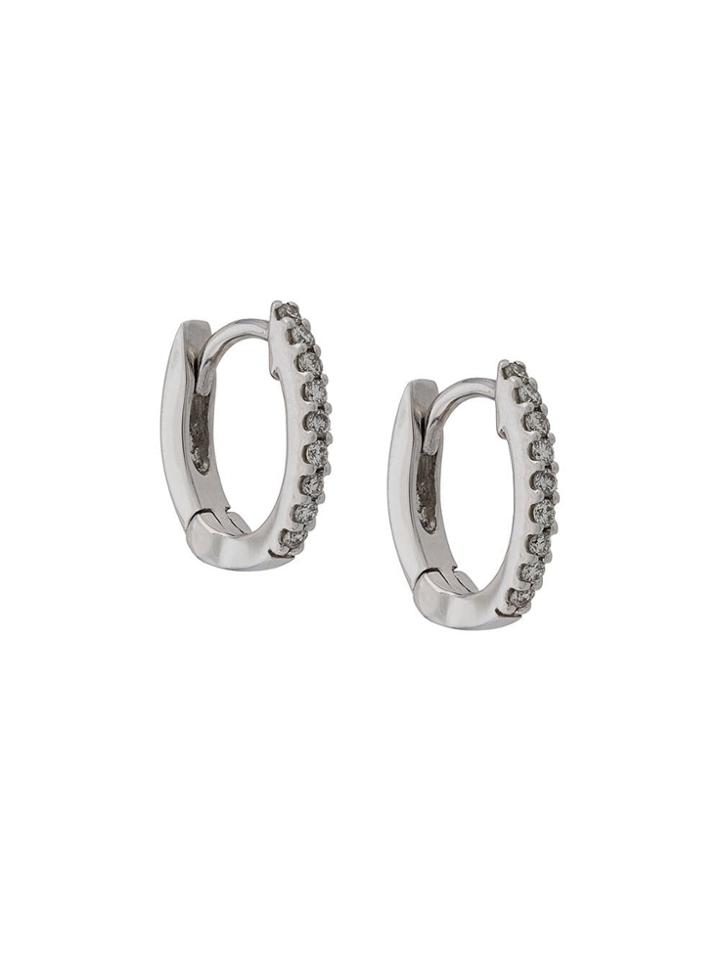 Dana Rebecca Drd Diamond Huggies - Metallic