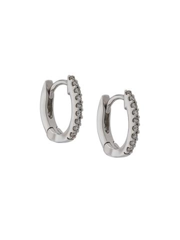 Dana Rebecca Drd Diamond Huggies - Metallic