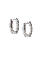 Dana Rebecca Drd Diamond Huggies - Metallic