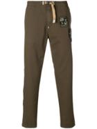 White Sand Double Patch Trousers - Green