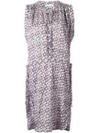 Isabel Marant Étoile Jacquard Sleeveless Dress, Women's, Size: 42, White, Viscose