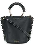Sara Battaglia Bucket Shoulder Bag - Black