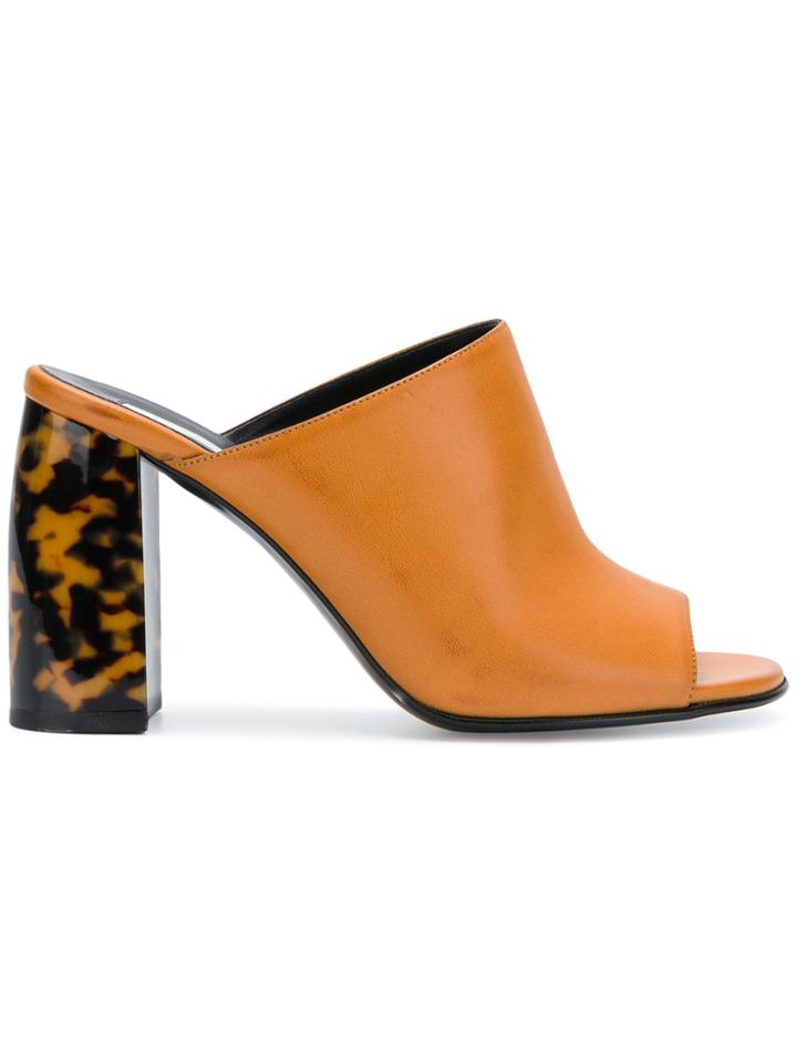 Stella Mccartney Block Heel Mules - Brown