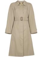 Burberry Restored 1980s Belted Trench Coat - Nude & Neutrals