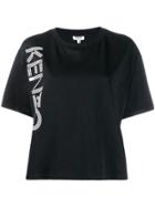 Kenzo Boxy Logo Print T-shirt - Black