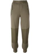 Helmut Lang Knee Patch Track Pants, Women's, Size: Xs, Green, Cotton