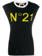 Nº21 Contrast Logo T-shirt - Black