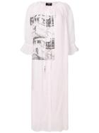 Calvin Klein 205w39nyc Graphic Print Maxi Dress - Pink & Purple