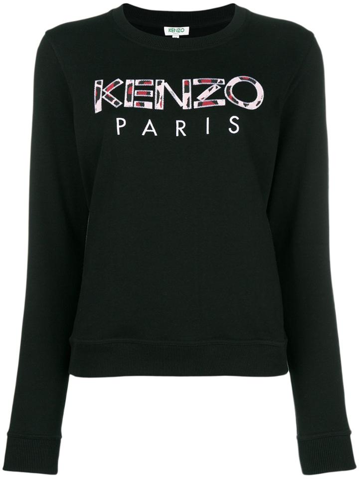 Kenzo Kenzo Paris Embroidered Sweatshirt - Black