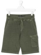 Woolrich Kids Teen Cargo Pocket Shorts - Green