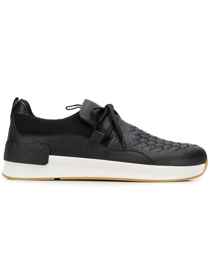 Bottega Veneta Woven Sneakers - Black
