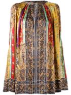 Etro - Printed Tunic - Women - Silk - 38, Yellow/orange, Silk