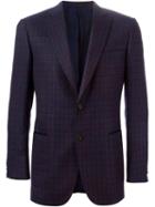 Brioni Grid Effect Blazer