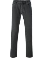 Jacob Cohen Slim Fit Jeans, Men's, Size: 38, Grey, Cotton/spandex/elastane