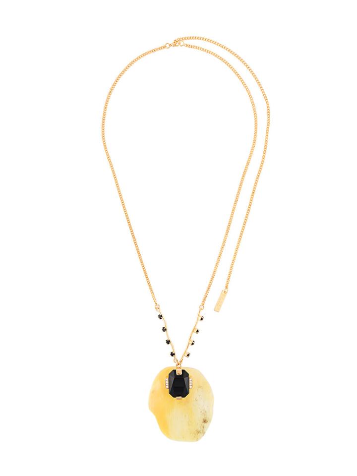 Marni Pendant Necklace - Yellow & Orange