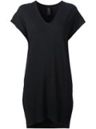 Zero + Maria Cornejo V-neck Longline Top, Women's, Size: Small, Black, Organic Cotton