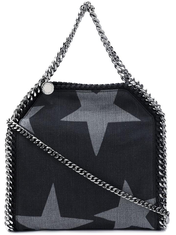 Stella Mccartney Tiny 'falabella' Tote, Women's, Black, Artificial Leather/canvas