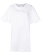 P.a.r.o.s.h. - T-shirt Dress - Women - Cotton - M, Women's, White, Cotton
