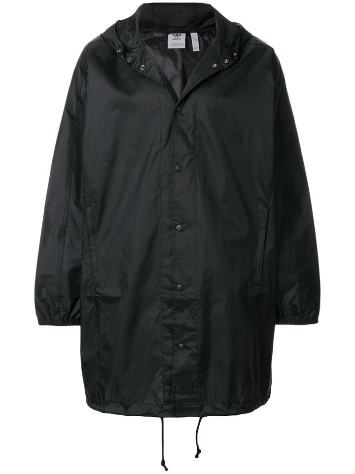 Adidas Originals Oversized Back Logo Wind Breaker - Black