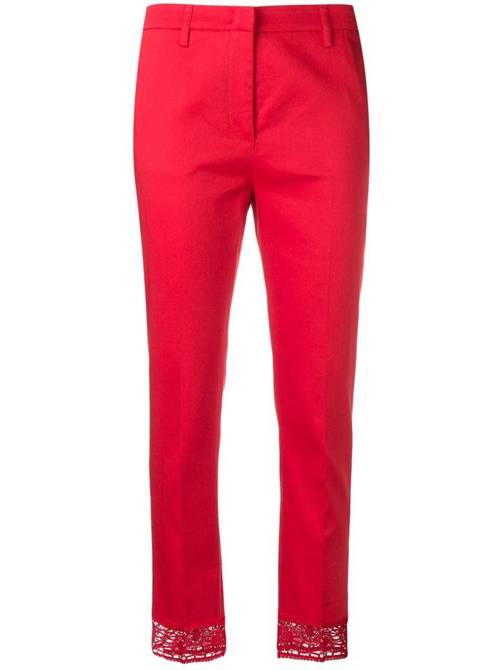 Blumarine Slim-fit Trousers - Red