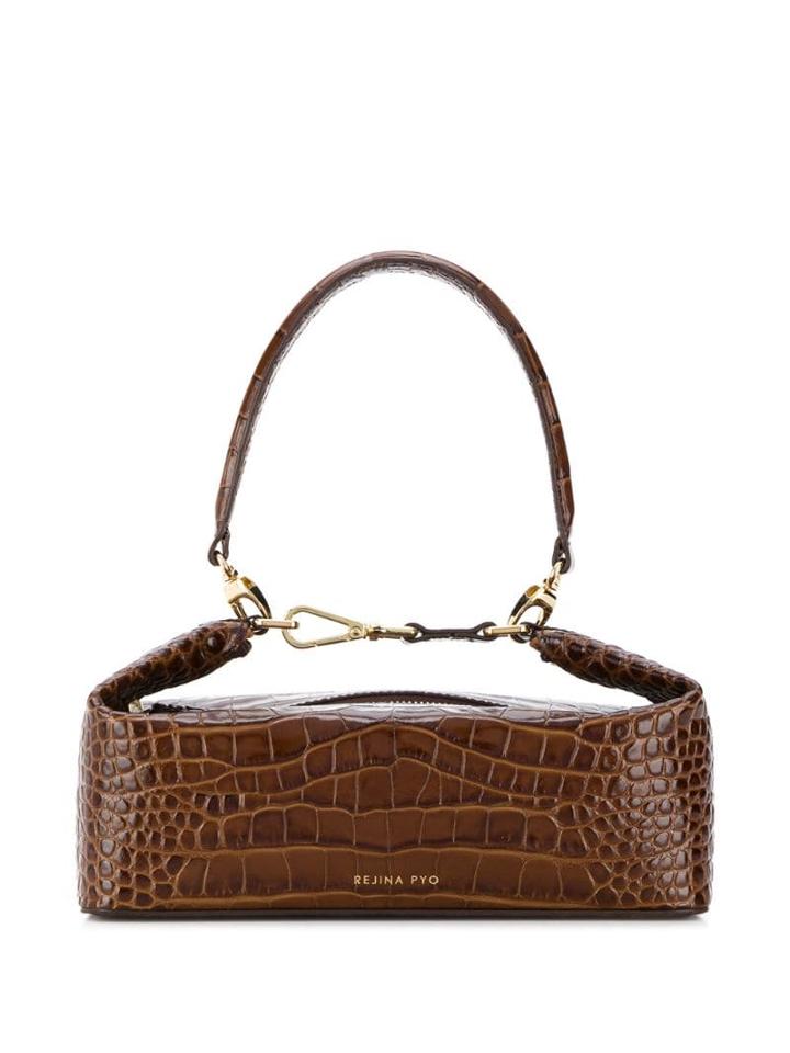 Rejina Pyo Rejina Pyo B26croc Leather Emboss Brown Apicreated