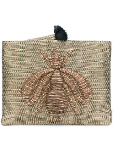 Sanayi 313 Ragno Cosmic Clutch, Women's, Grey, Other Fibers