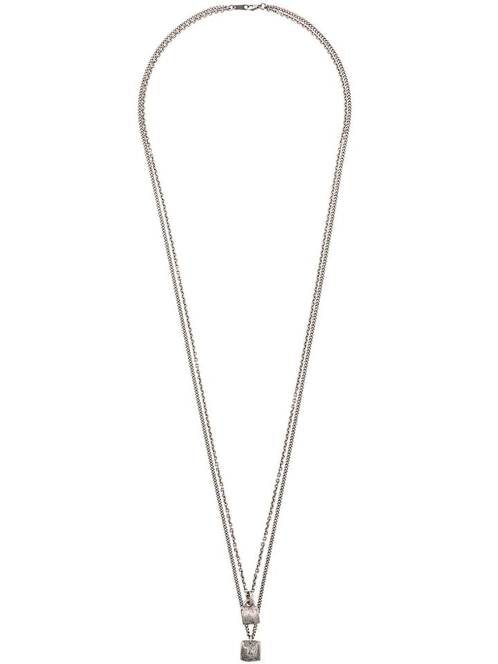 Tobias Wistisen Double Layered Necklace - Metallic