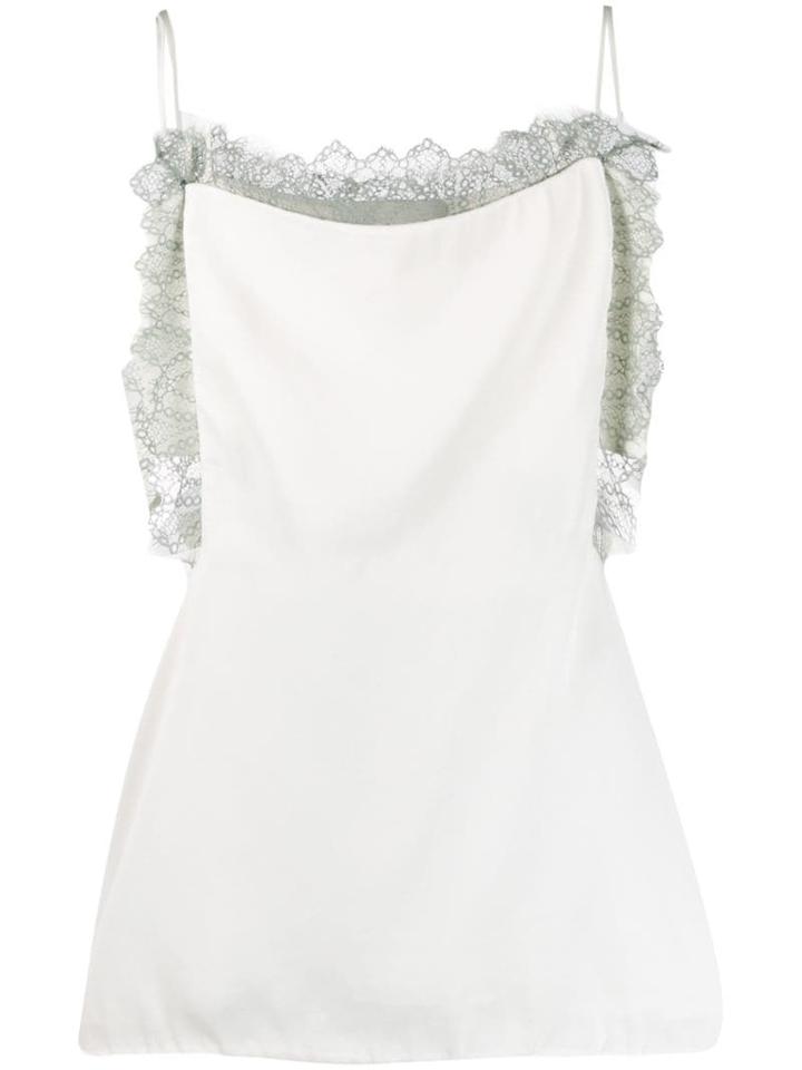 3.1 Phillip Lim Lace Trimmed Cami - White