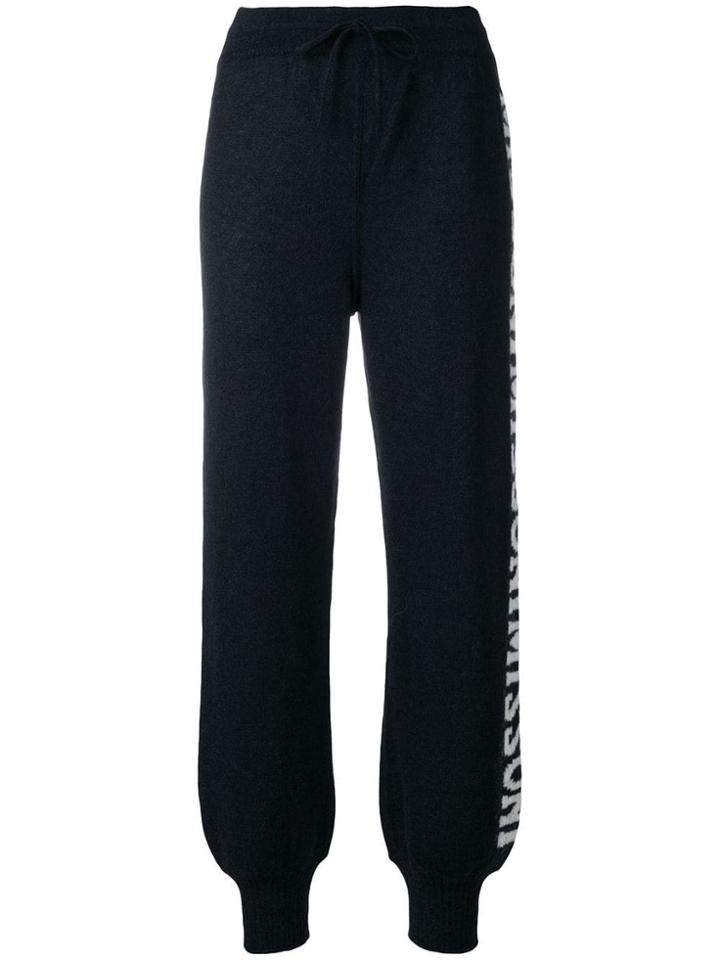 Missoni Logo Joggers - Blue