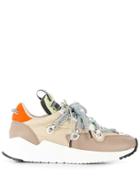 Grey Mer Colour-block Sneakers - Neutrals