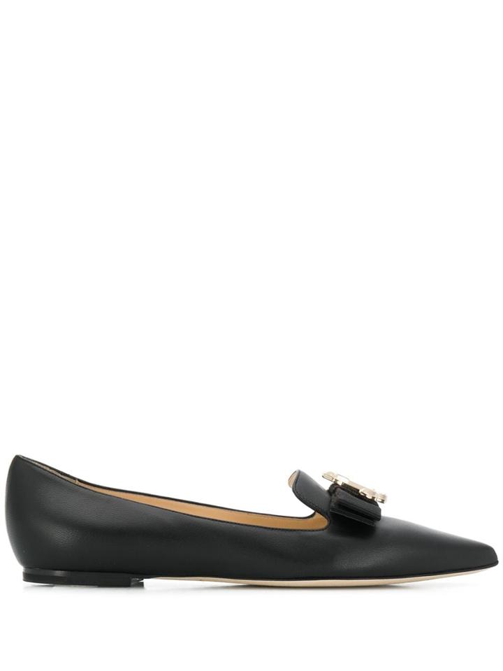 Jimmy Choo Gala Ballerina Flats - Black