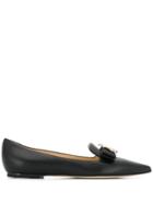 Jimmy Choo Gala Ballerina Flats - Black