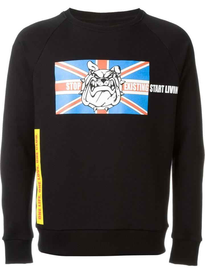 Amen Bulldog Print Sweatshirt
