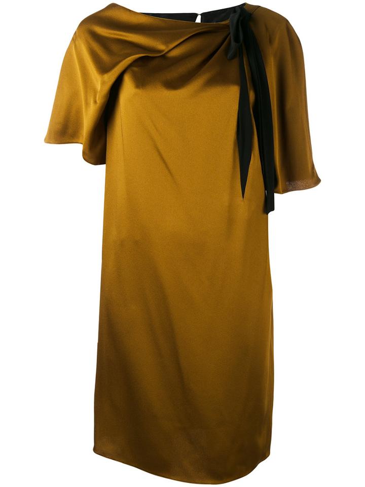 Lanvin - Shift Dress - Women - Silk/acetate/viscose - 38, Grey, Silk/acetate/viscose