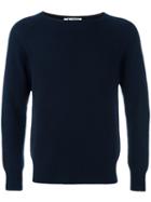 Barena Bateau-neck Sweater, Men's, Size: Large, Blue, Cashmere/virgin Wool