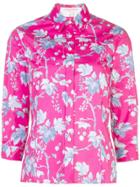 Carolina Herrera Floral Print Shirt - Pink Multi