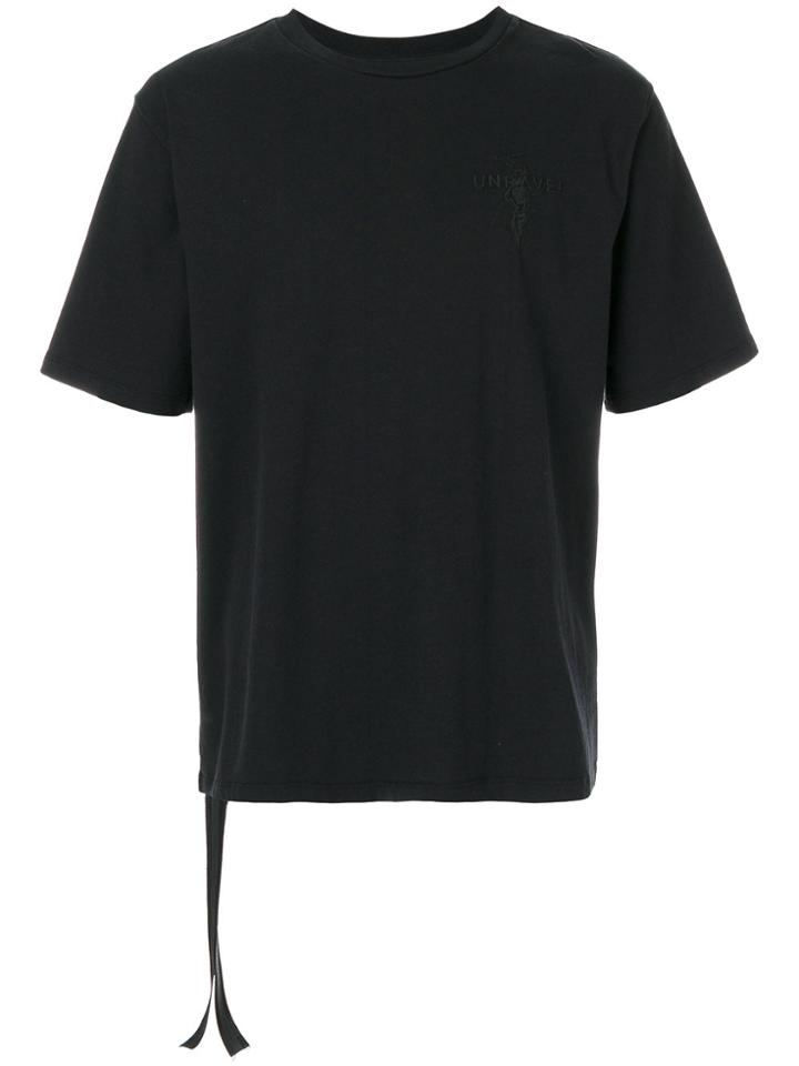 Unravel Project Boxy T-shirt - Black