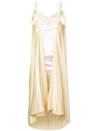 Y / Project Fitted Slip Dress - Neutrals