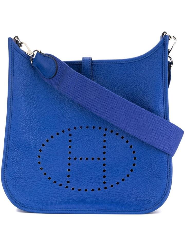 Hermès Pre-owned Evelyne 3 Pm Cross Body Shoulder Bag - Blue