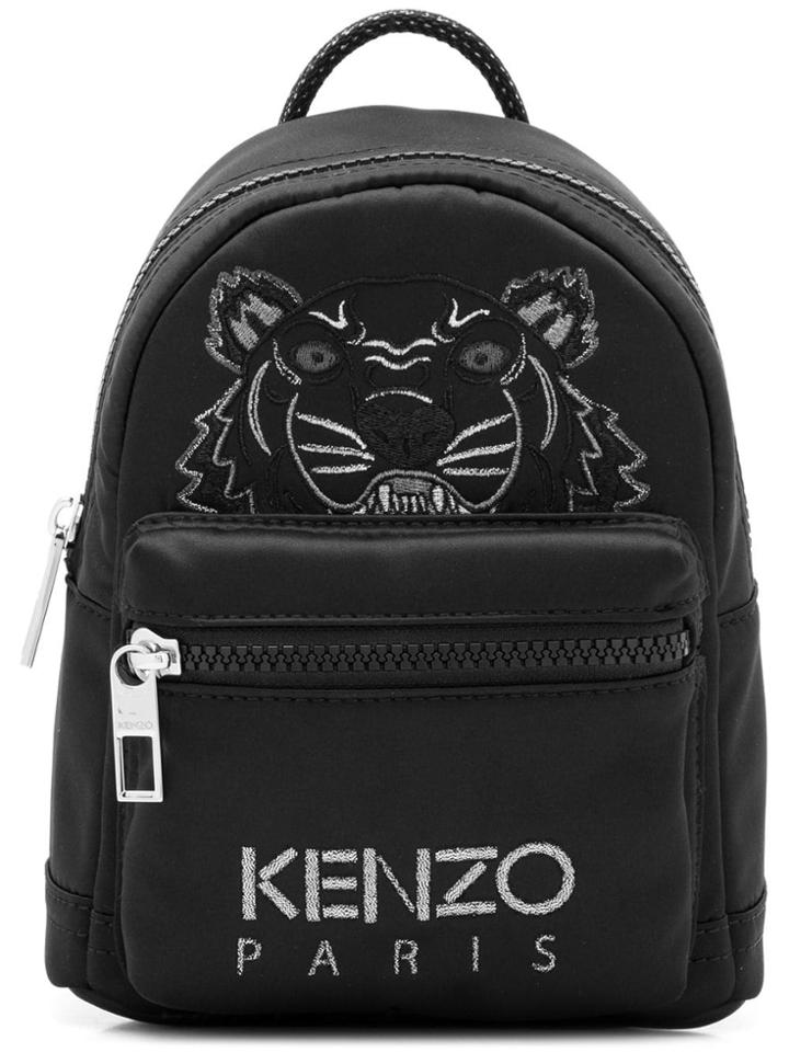 Kenzo Mini Satin Tiger Rucksack Holiday Capsule - Black