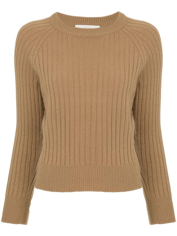 Seya. Ribbed Knit Jumper - Brown