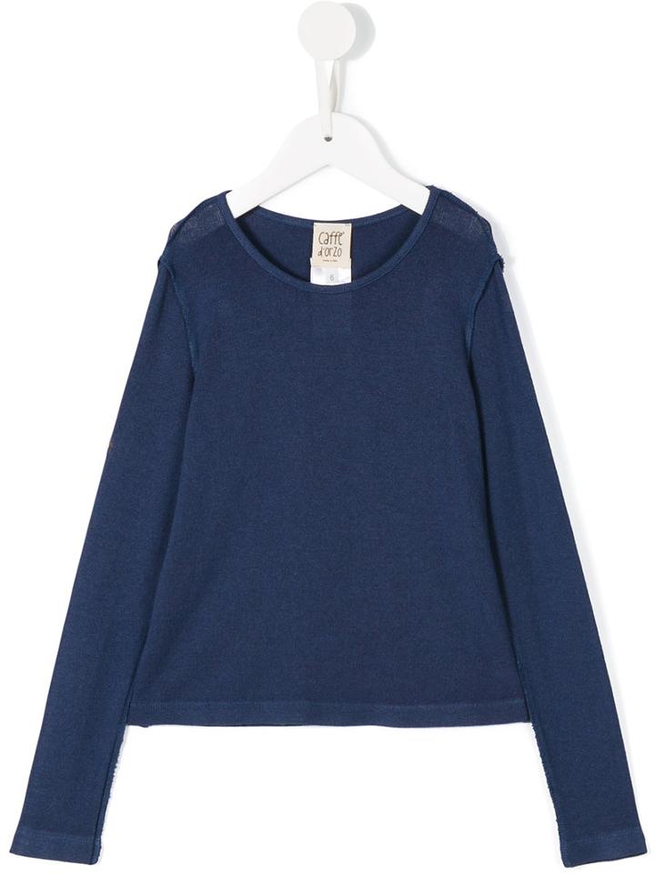 Caffe' D'orzo Neiva Top, Girl's, Size: 8 Yrs, Blue