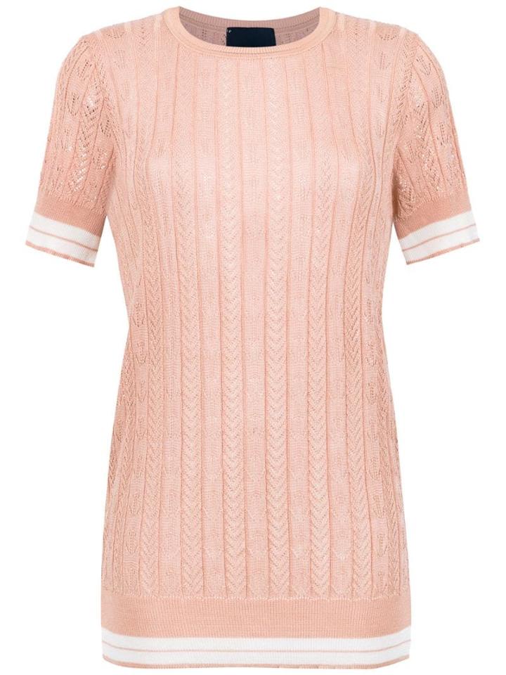 Andrea Bogosian Knit Blouse - Neutrals