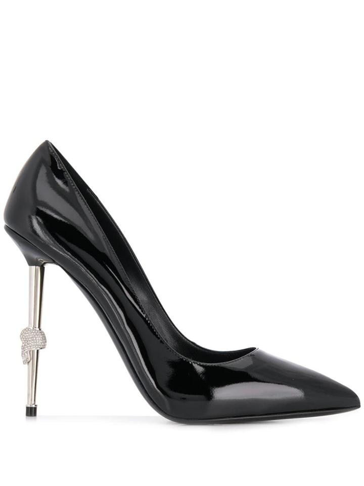 Philipp Plein Black Stiletto Pumps