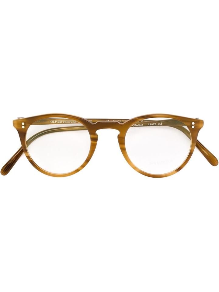 Oliver Peoples 'o'malley' Optical Glasses - Nude & Neutrals