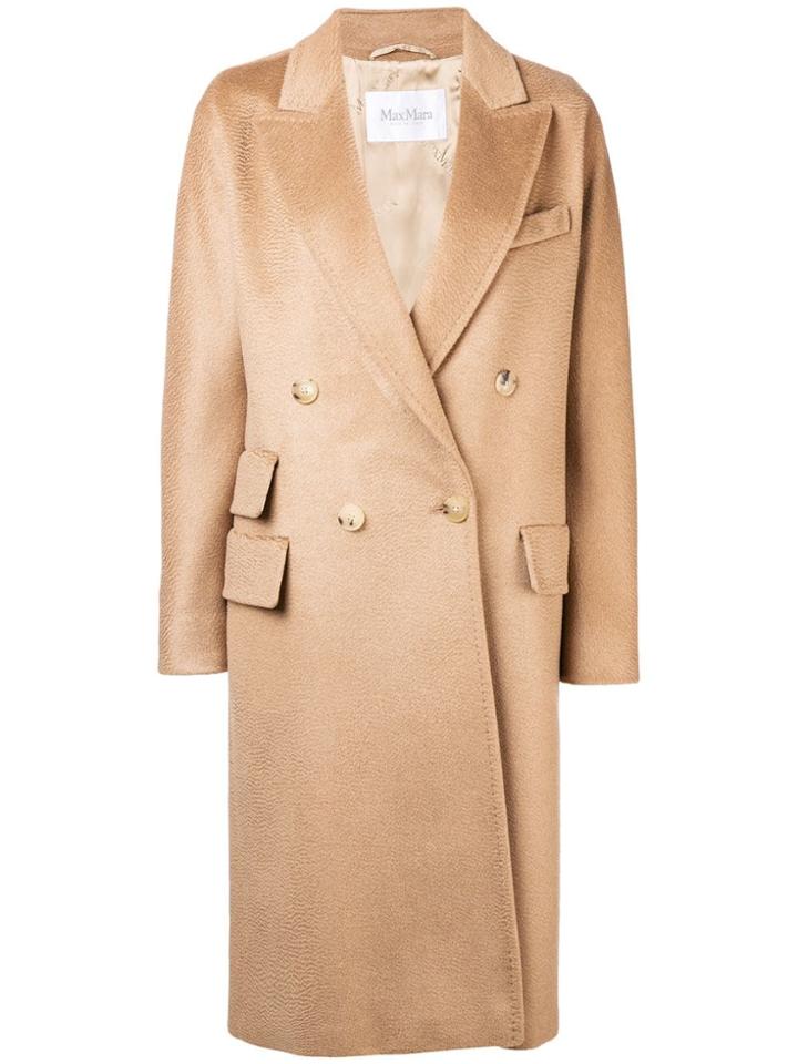 Max Mara Structured Classic Coat - Brown