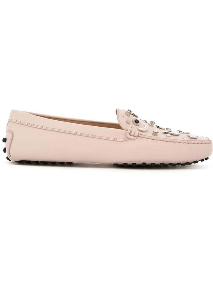 Tod's Embellished Slippers