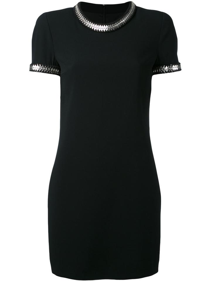 Dsquared2 - Metallic Detail Dress - Women - Polyester/spandex/elastane/acetate/viscose - 38, Black, Polyester/spandex/elastane/acetate/viscose