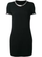Dsquared2 - Metallic Detail Dress - Women - Polyester/spandex/elastane/acetate/viscose - 38, Black, Polyester/spandex/elastane/acetate/viscose